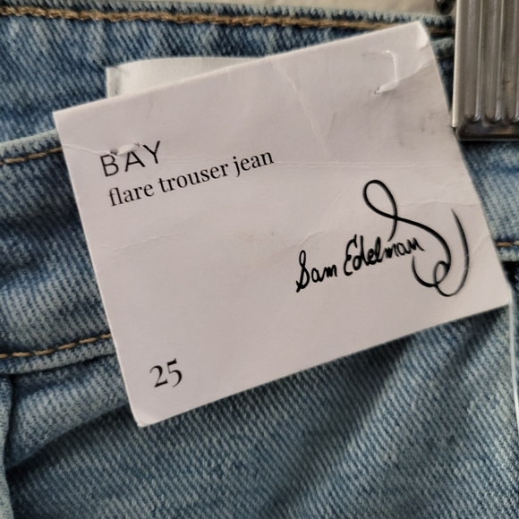 Sam Edelman Bay Flare Trouser Jean Size 25 NWT - Picture 2 of 8